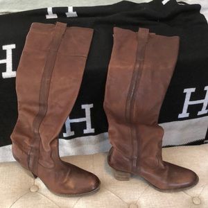 Frye boots over the knee